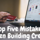 Top Five Mistakes When Building Credit