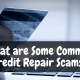 What are Some Common Credit Repair Scams?