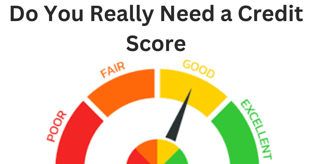 Do You Really Need a Credit Score